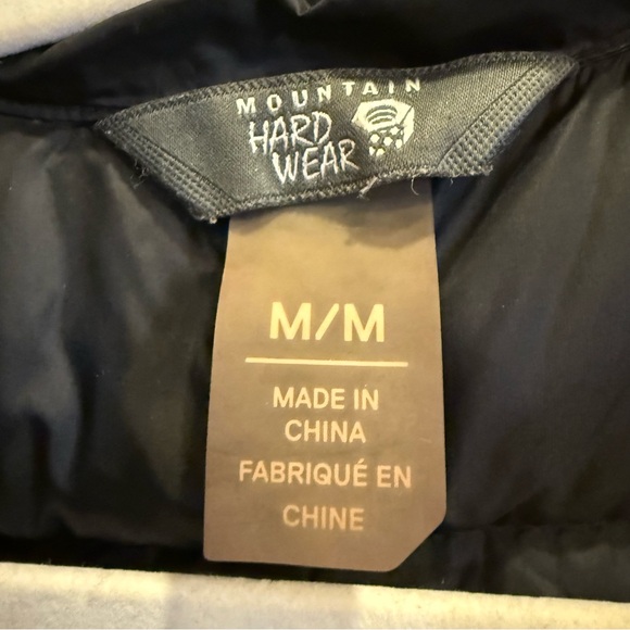 Mountain Hardwear Q Shield 650 Down Black Puffer Vest Sz M - Picture 9 of 11